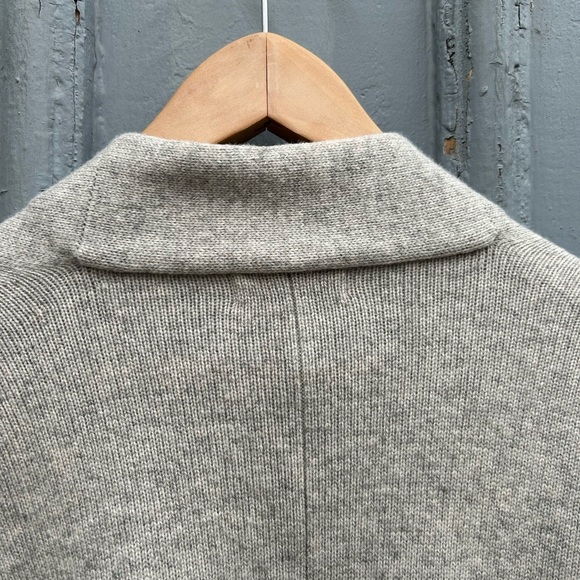 Athleta Spirit Wool Cashmere Grey Cardigan, size Small - Picture 8 of 10